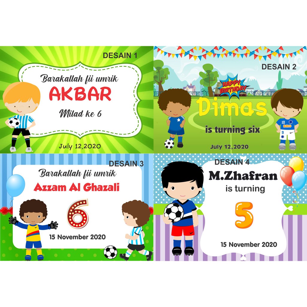 

STIKER LABEL GOODYBAG/BENTO MOTIF SEPAKBOLA