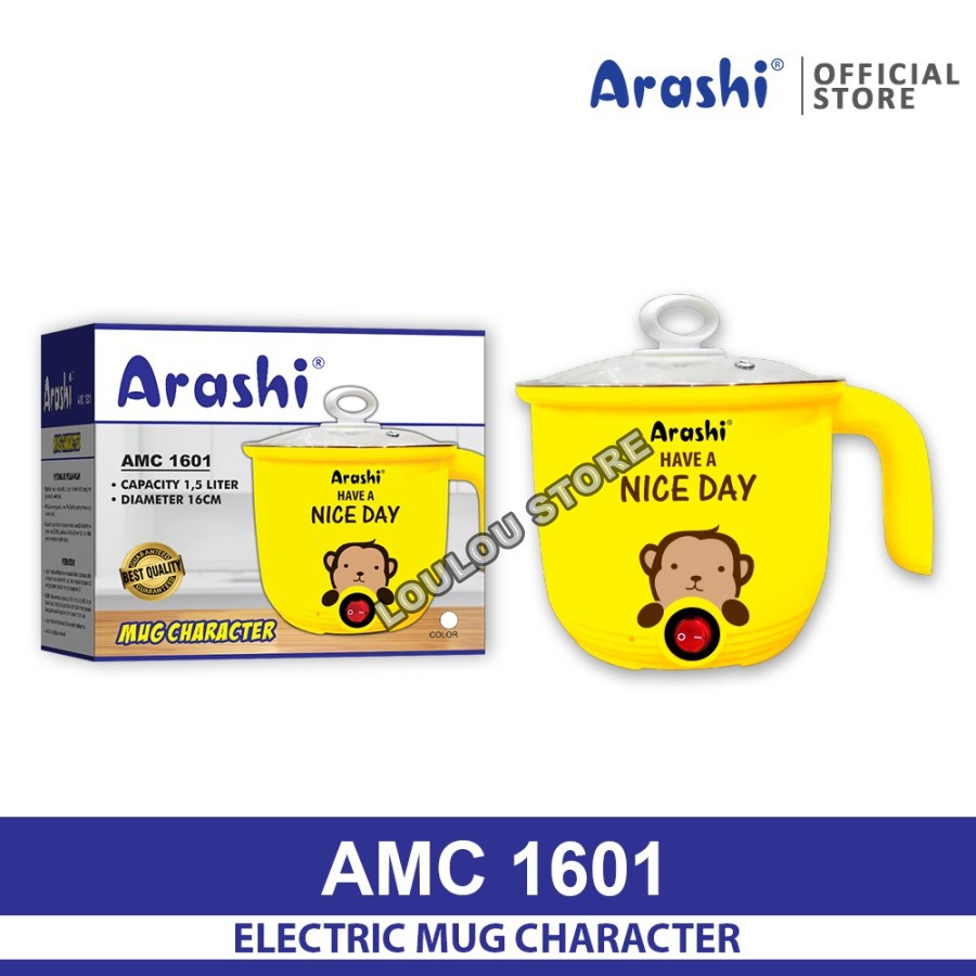 ARASHI Mug Elektrik Character Mug Electric AMC1601 AMC1801 AMC 1601 1801