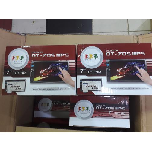 TV MOBIL DOUBLE DIN HEAD UNIT TANAKA DT‐705 MP5 - AUDIO & VIDEO MOBIL - AKSESORIS INTERIOR MOBIL
