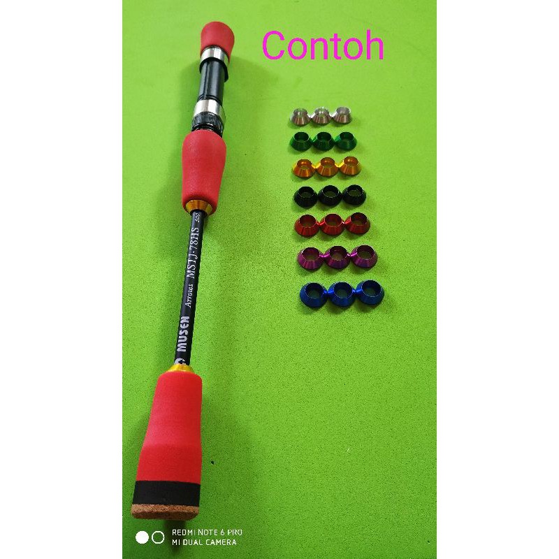 Reel seat Spinning uk 16+busa eva warna super Hard 1 set model japan style