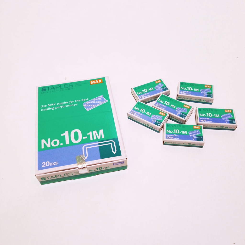 

ISI STAPLES NO 10 MAX ( 1 PAK )