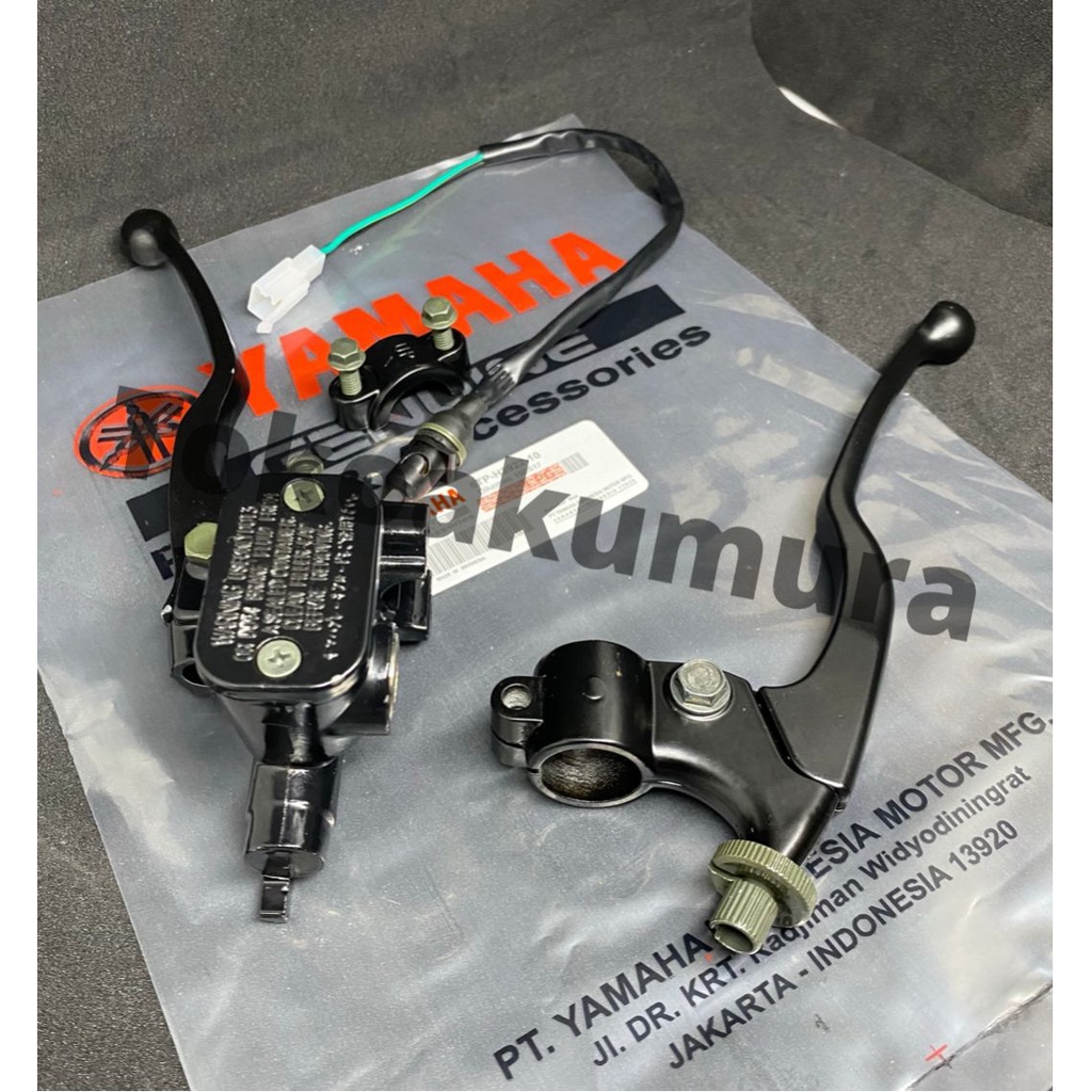 master rem atas assy FIZR poswan plus baut setelan full set dudukan spion kiri hendel kiri