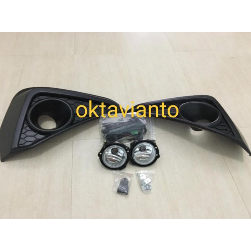 paket foglamp komplit led all new rush terios 2018-2022 hitam