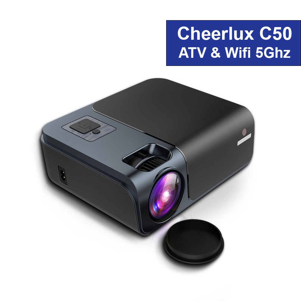 Cheerlux C50 Wifi 5Ghz ATV LED Projector 4000 Proyektor Lumens 1080p Native