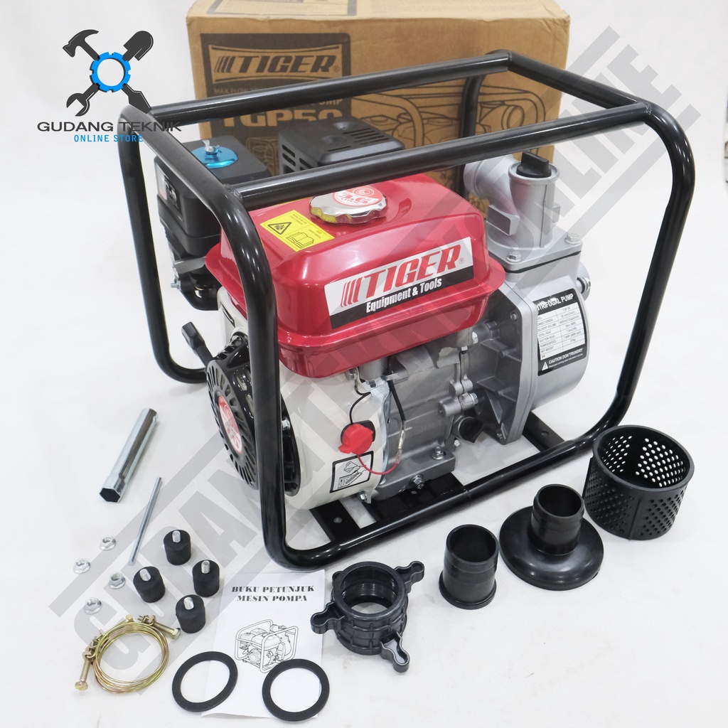 Water Pump TIGER TGP50 2&quot; / Water Pump TIGER TGP80 3&quot; - Pompa Air Sawah 2 3 Inch - Mesin Pompa Irigasi Sawah