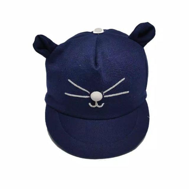 (1kg isi 25 pcs)Topi Bayi korea Karakter Kucing / COD-navi