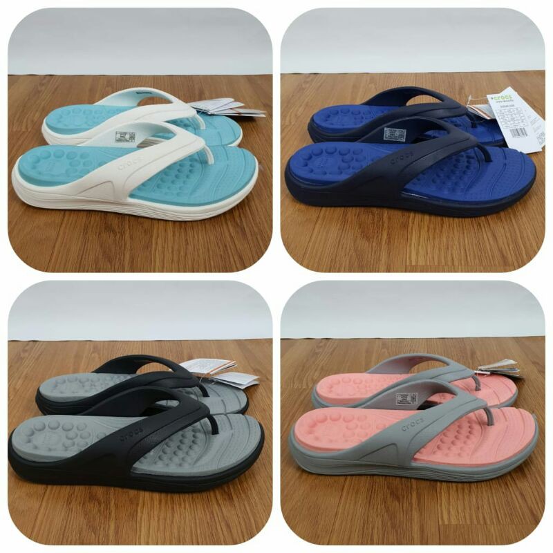 SANDAL CROCS REVIVA FLIP REVIVA JEPIT RUBBER