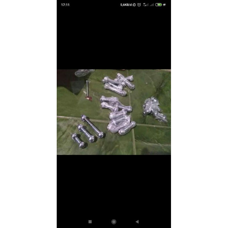 lug drum 6.5 cm jarak antar lubang 5 cm.