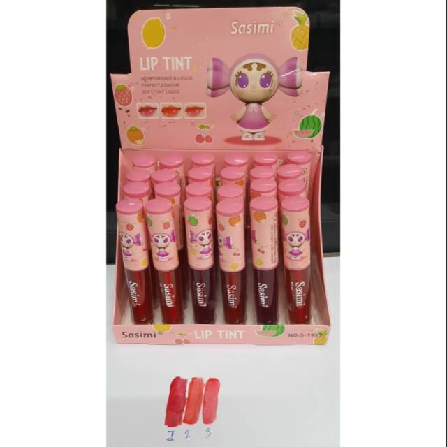 PROMO PER12PCS!!!LIP TINT SASIMI MOISTURIZING LIQUID 1957