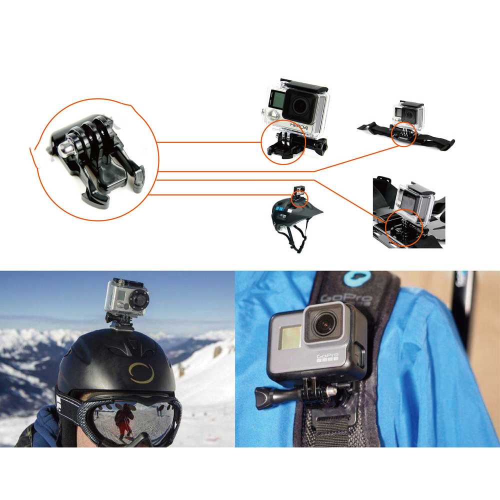 TaffSTUDIO Aksesoris Kamera Aksi Full Set GoPro Xiaomi Yi - GS41 Body Chest Strap Mounting + Holder Smartphone Dan Action Camera Gopro Yi Cam Kogan Motovlog Sepeda