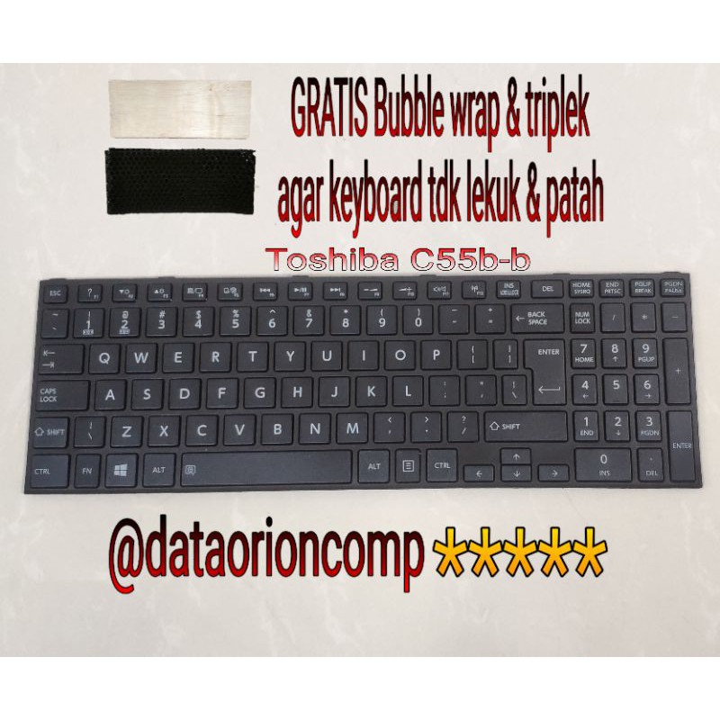 Keyboard Toshiba Satellite C50-B C55-B L50-B L55-B C50D C50DT C55D C55DT C55T-B5230 C50-B1152