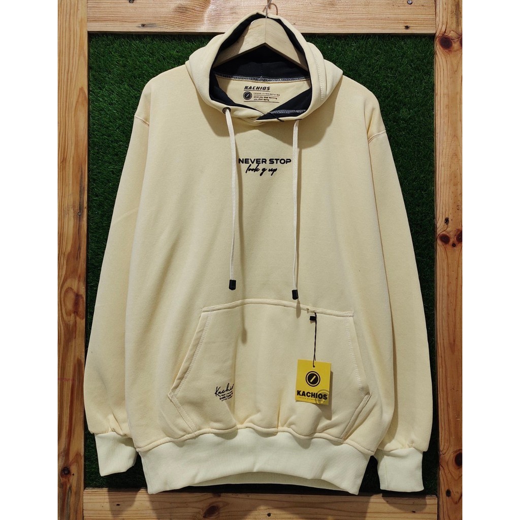 HODIE KATUN PRIA WANITA ORIGINAL HOODIE DISTRO KACHIOS HUDI UNISEX CREAM TERLARIS HODI M L XL XXL SWEATER HOODIE