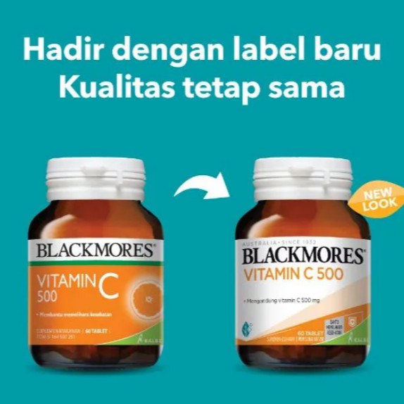 BLACKMORES VITAMIN C 500 MG [ 60 TABLET ]