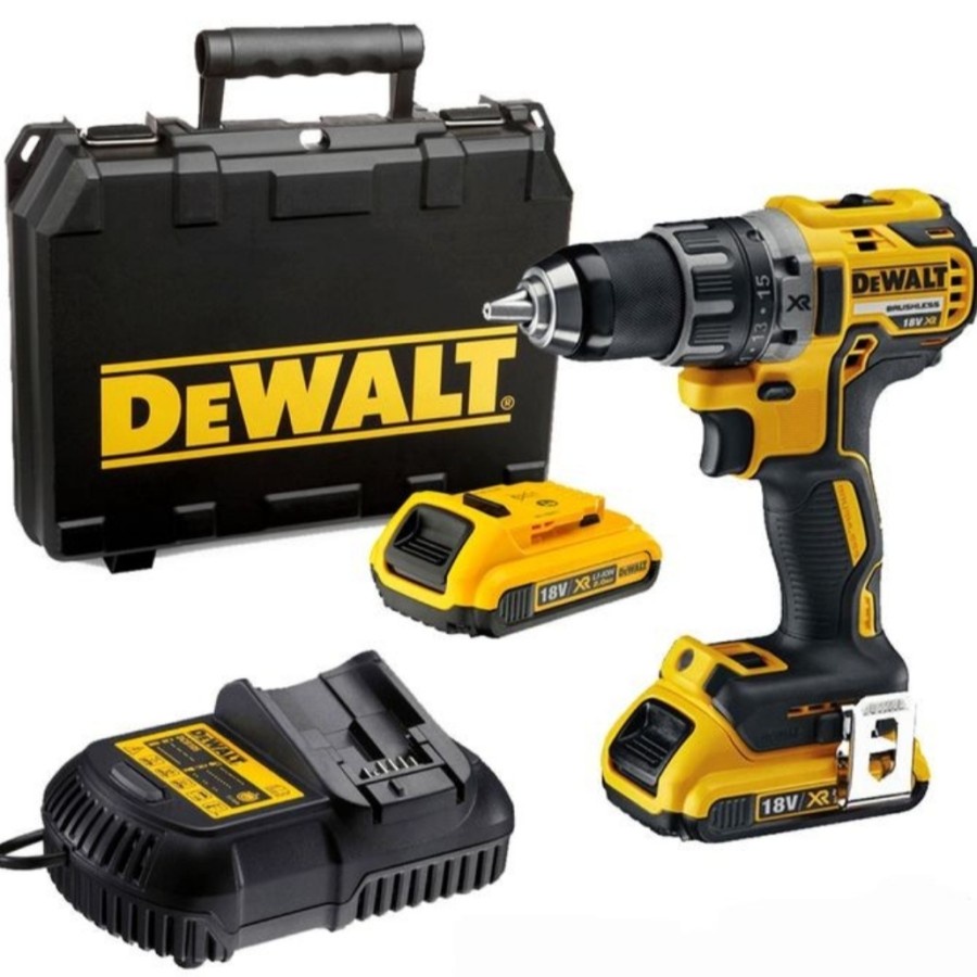DEWALT DCD791D2 - MESIN BOR CORDLESS 18V / CORDLESS DRIVER DRILL 18V