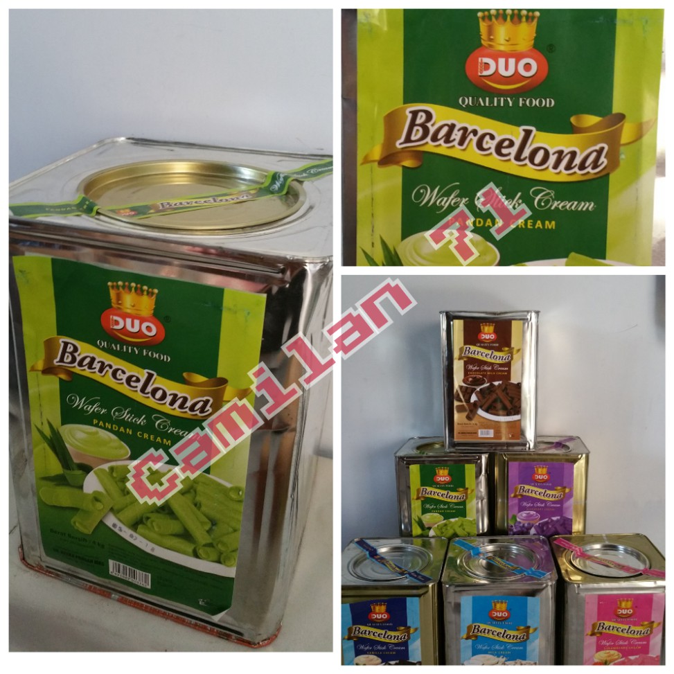 

WAFER STICK BARCELONA PANDAN (HIJAU) 4Kg