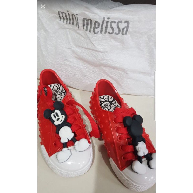 NEW Mini Melissa Mickey kids shoes. For 1-2 yrs. ORIGINAL. baby shoes. sepatu anak. kids sneakers