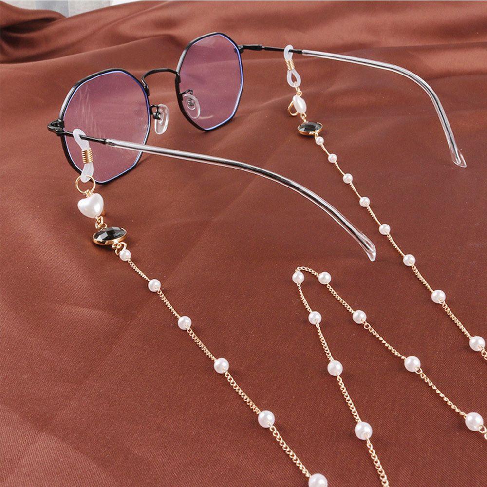 Ly Rantai Kacamata Aksesoris Kacamata Aksesoris Kacamata Strap Holder Cord Permata Bulat