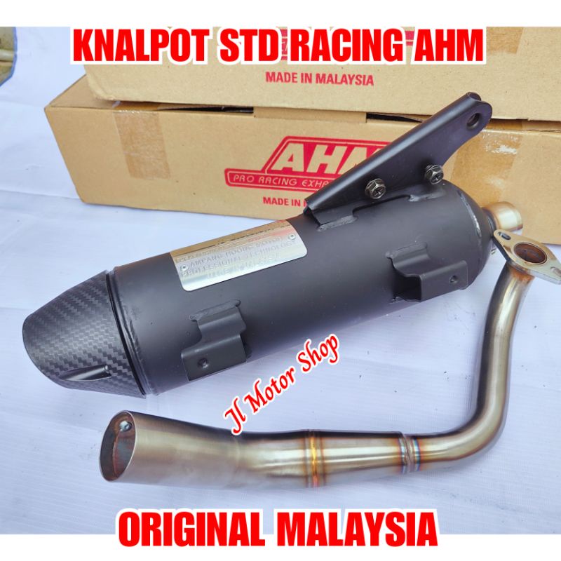 KNALPOT TSUKIGI STANDAR RACING AHM PCX 150 AEROX 155 LEXI VARIO 125 150 EXCLUSIVE 2018 UP PCX150 BEAT SCOOPY ORIGINAL AHM