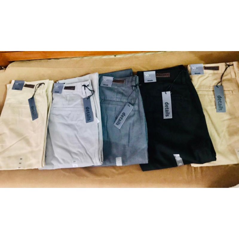 CELANA CHINOS DETAILS.COLE SLIMFIT ORIGINAL