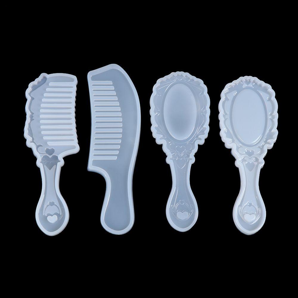 Top Resin Comb Mold DIY Lem Tetes Transparan Pendant Mould
