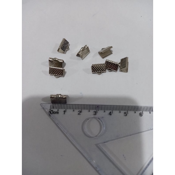 KLEP Jepit Tali Masker 1pc / KLEM TALI / Penjepit Tali buaya 1cm /jepit pita/jepit gerigi