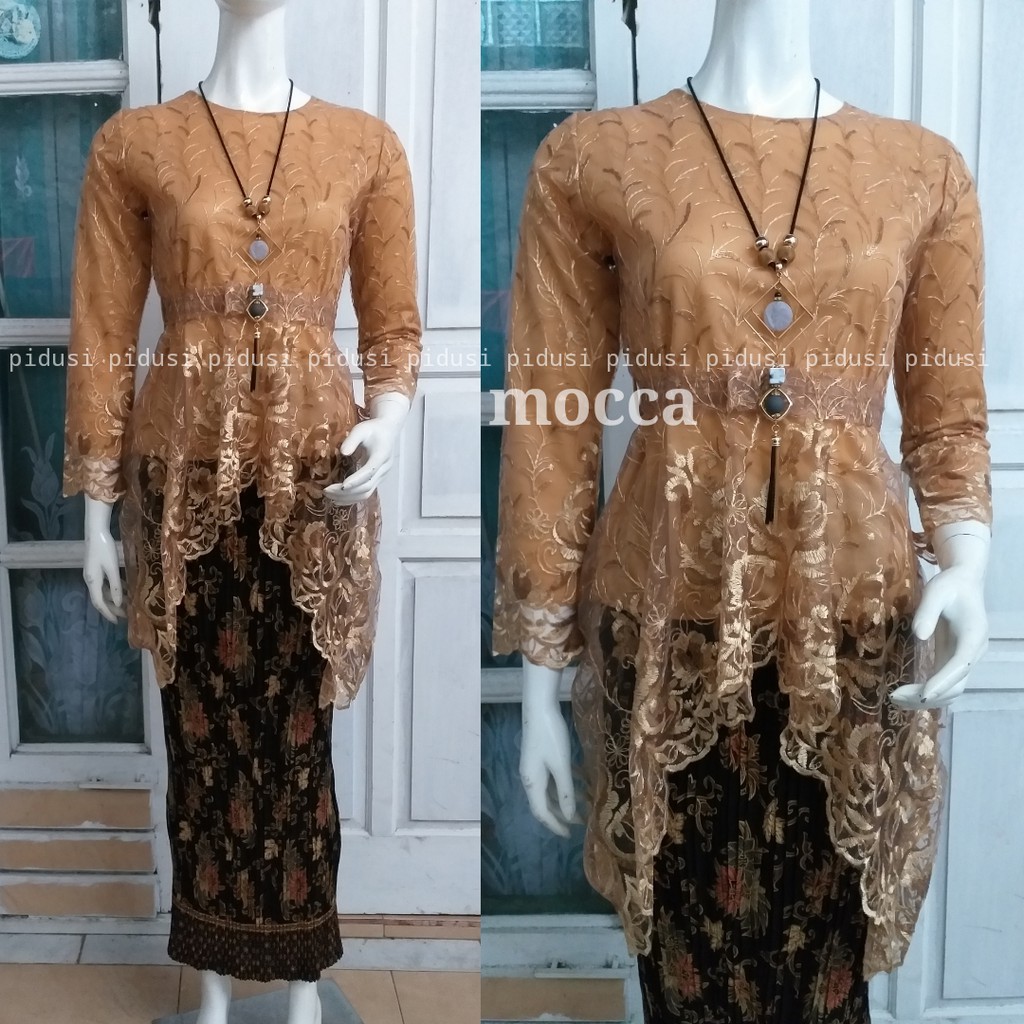 Set dres tulle bordir mutiara mix pita