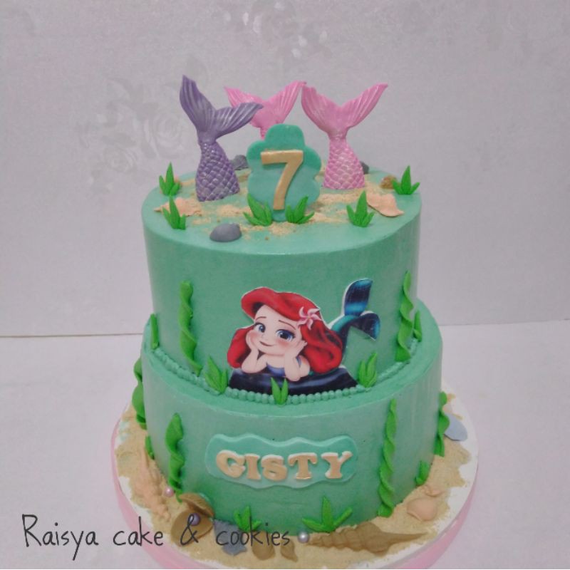 

kue ulang tahun marmaid
