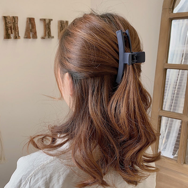 Korea Elegan Frosted Akrilik Rambut Cakar Untuk Wanita Fashion Aksesoris