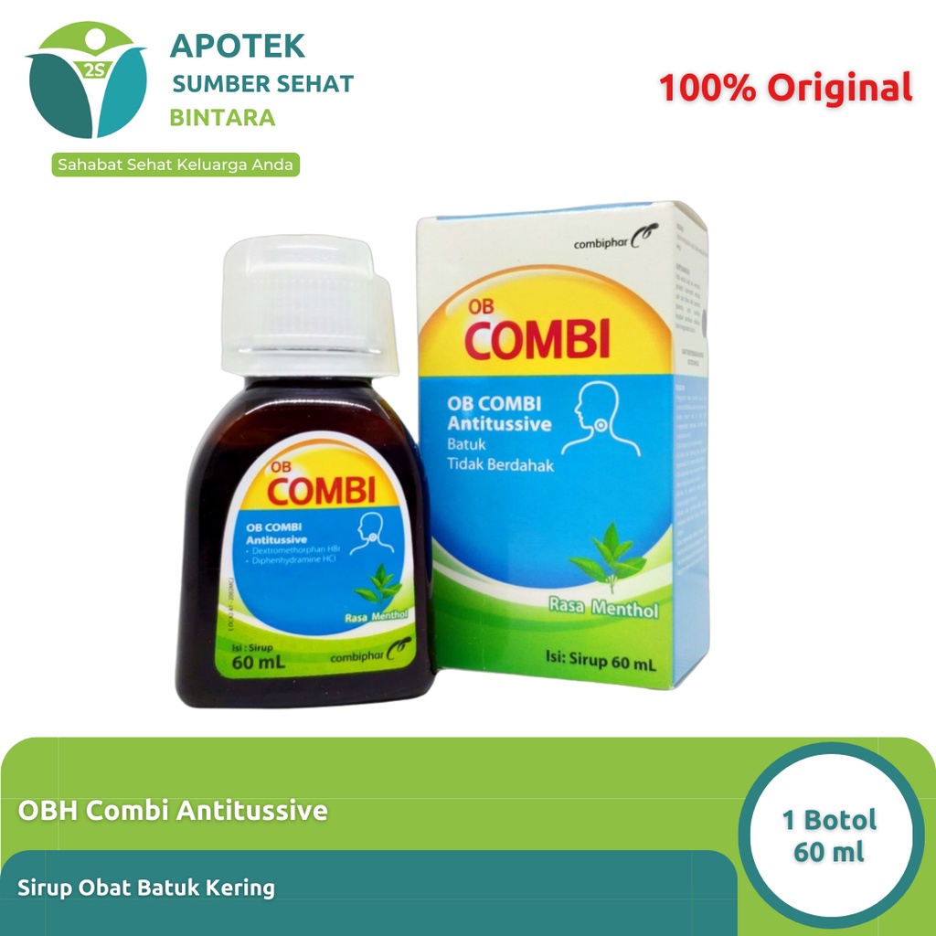 OB Combi Antitusive Obat Batuk Kering 60 ml