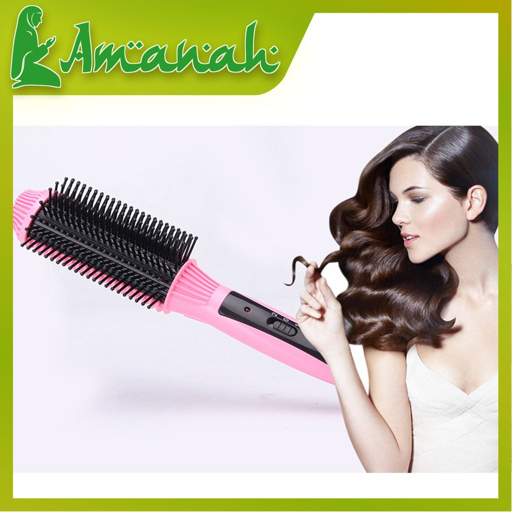 AS6-09 Catokan Sisir Blow Rambut / Catok Sisir Blow / Sisir Pelurus Rambut