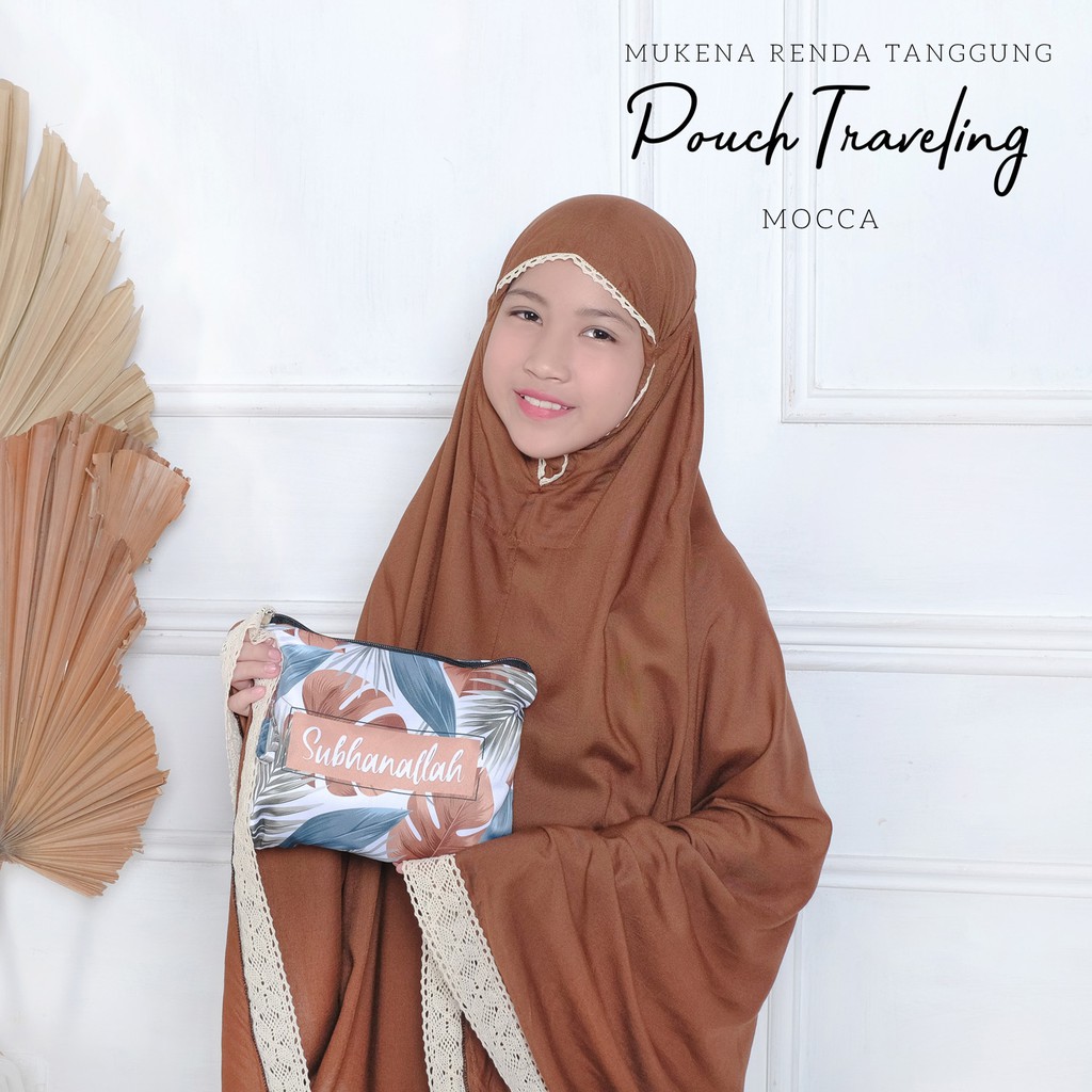 PUSAT MUKENA TASIK - MUKENA RAYON ANAK TANGGUNG TRAVELING POUCH 14-16 TAHUN