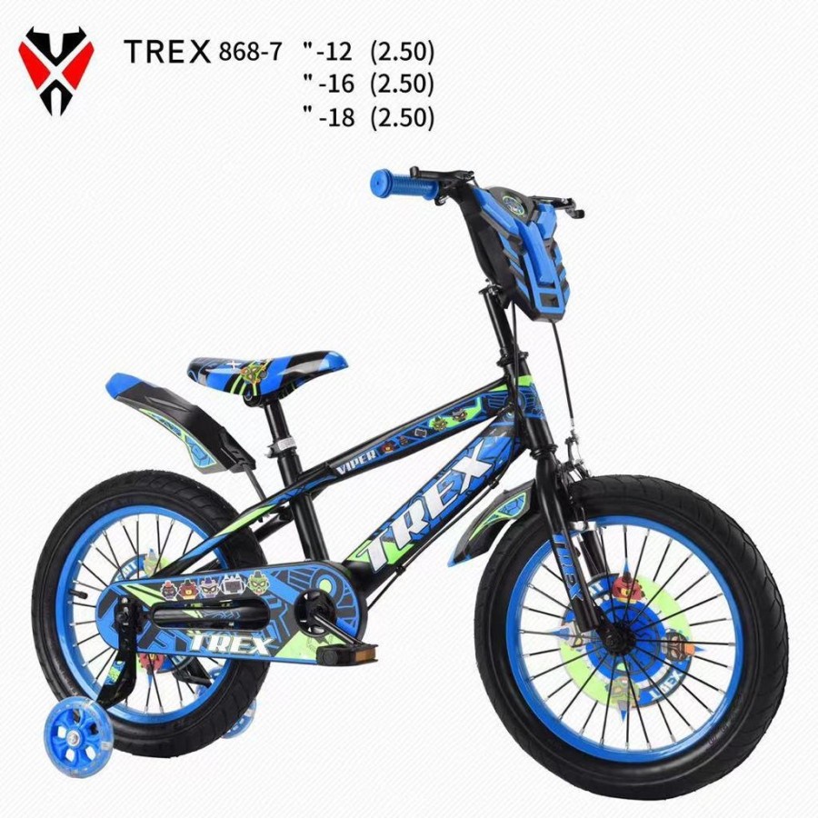 SEPEDA BMX ANAK ANAK TREX  VIPER 868 UKURAN 12 16 18 INCHI bmx murah