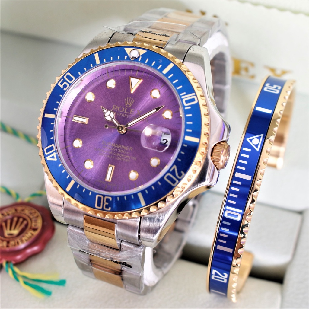 JAM TANGAN ROLEX GMT MASTER II MESIN AUTOMATIC/JAM TANGAN TERBARU/JAM TANGAN ROLEX GMT MASTER II