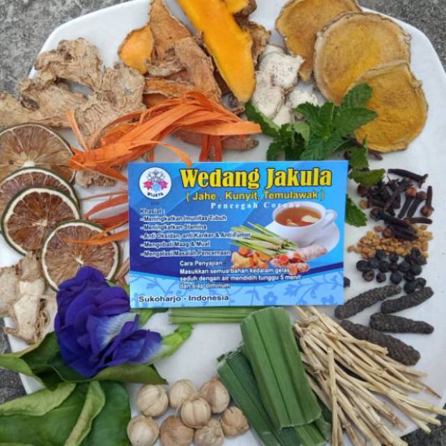 

Wedang Jakula JSR Khas Solo Wijaya MW isi 10 pcs include Gula Batu