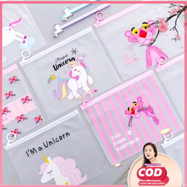 

[BF] [BF] ORGANIZER ZIPPER A5 MOTIF UNICORN / PINK PANTHER ( TEMPAT PENSIL / HP / POUCH LUCU KARAKTER )