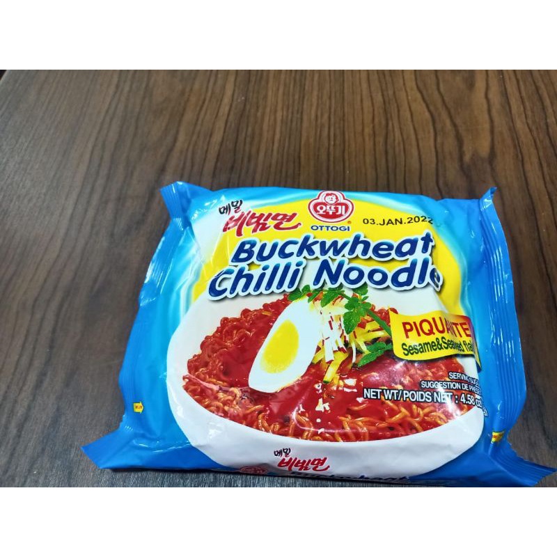 MIE OTTOGI BUCKWHEAT CHILI NOODLE / MIE KOREA  RAMEN 130G