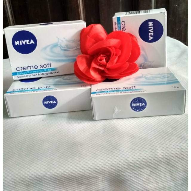 NIVEA SABUN MANDI CREME SOFT / SABUN MANDI BATANG NIVEA 75GR