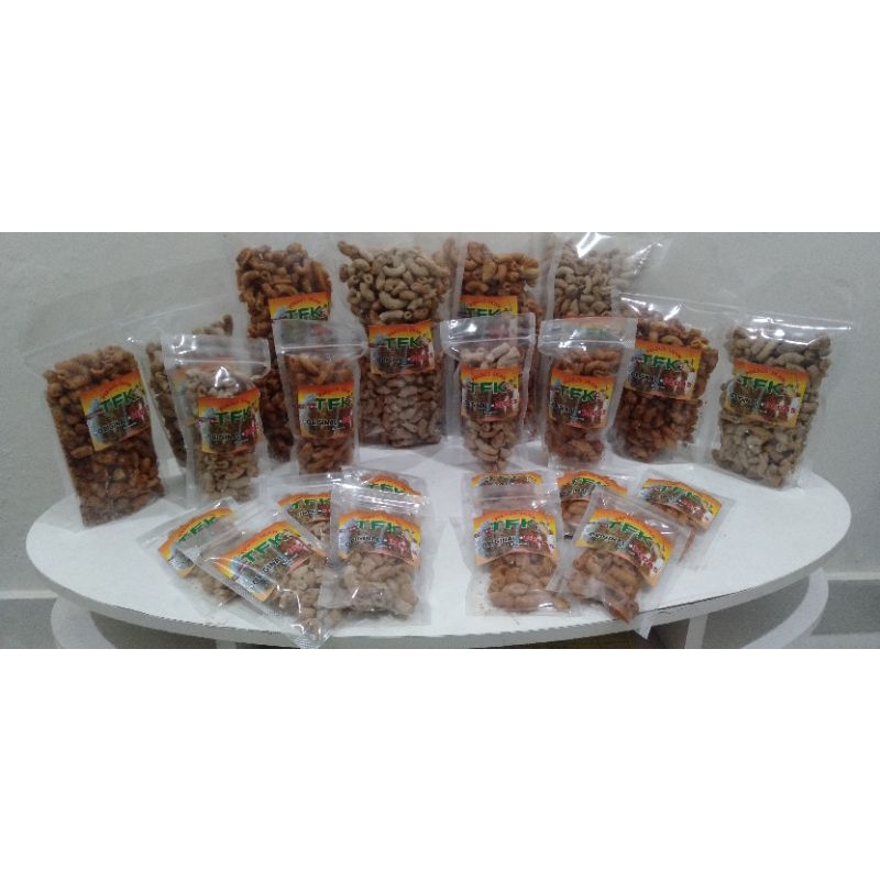 

makaroni keripik usus ikan