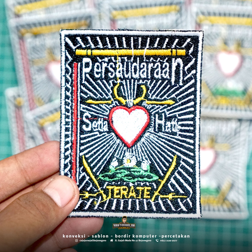 Bet Bordir PSHT / Badge bordir PSHT dada