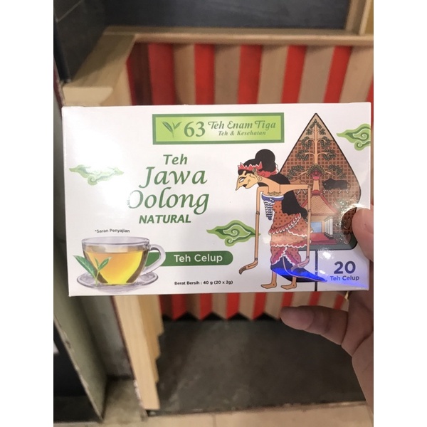 

Teh 63 Enam Tiga Jawa Oolong isi 20 Teabags Tea Bag Celup Original