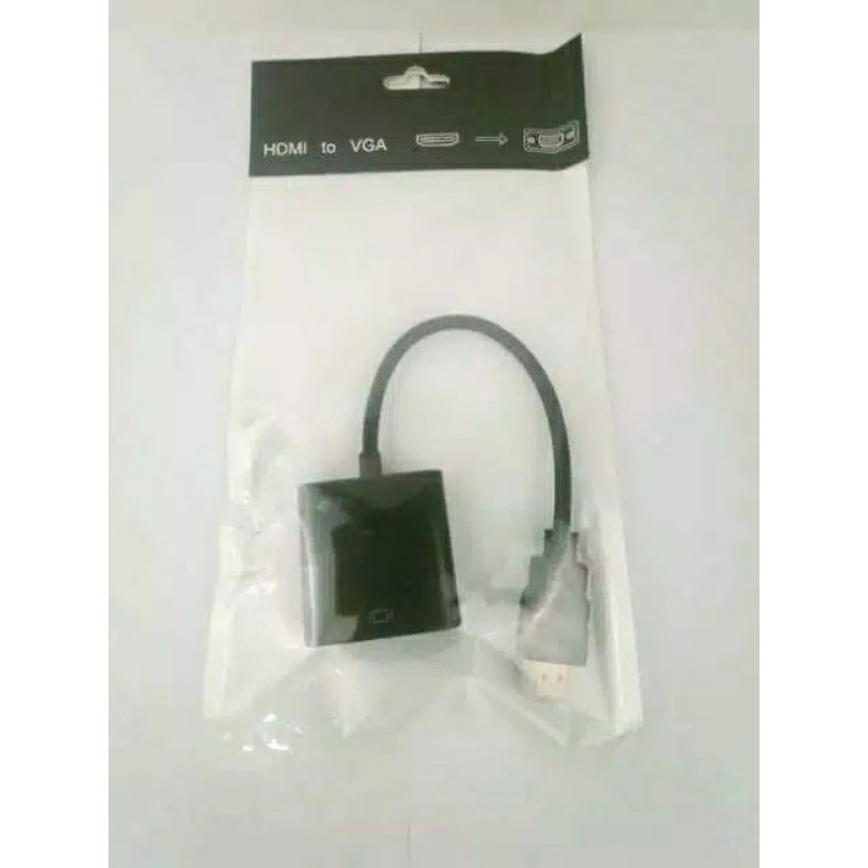 LAKU CONVERTER HDMI TO VGA / KABEL SAMBUNGAN HDMI TO VGA MONITOR