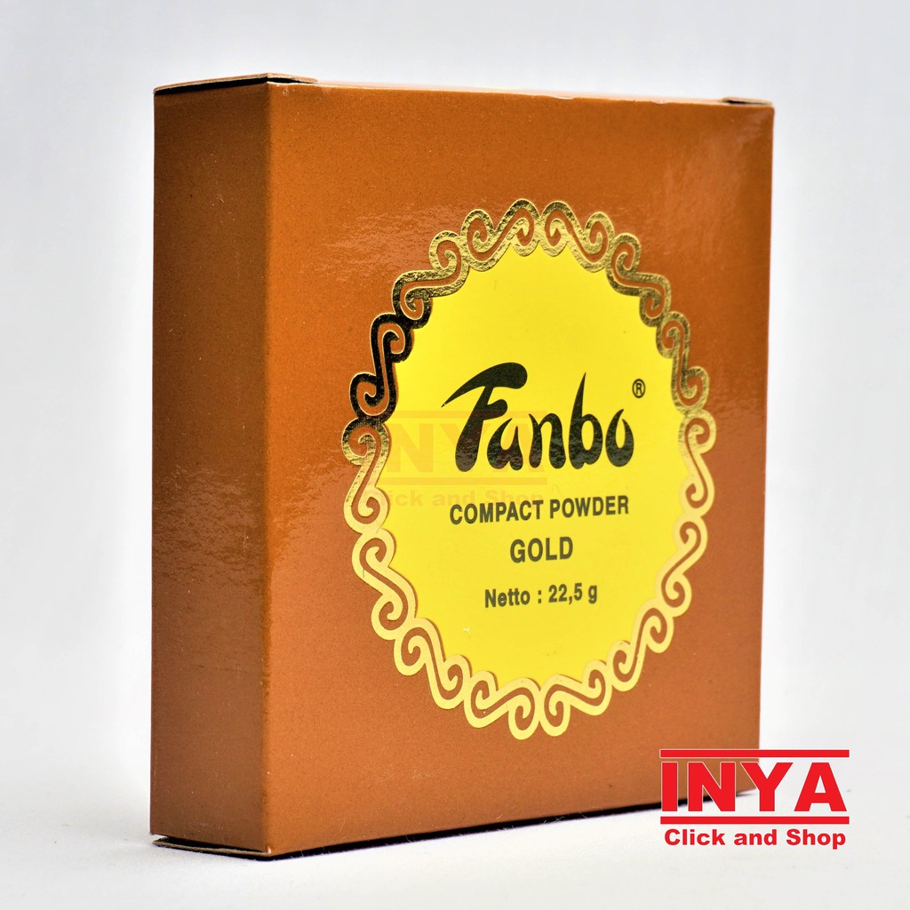 FANBO GOLD 4 JANUR KUNING COMPACT POWDER 22.5gr - BEDAK PADAT