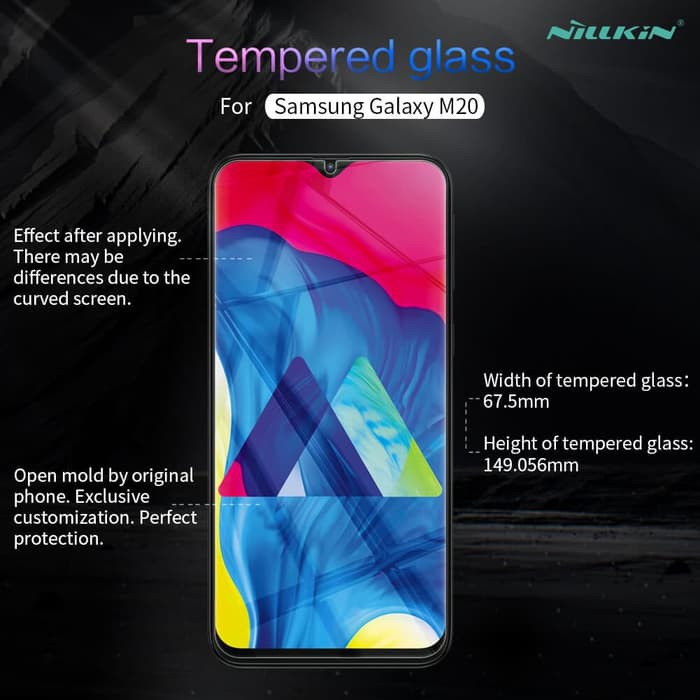 SAMSUNG Galaxy M20 Tempered Glass NILLKIN Amazing H