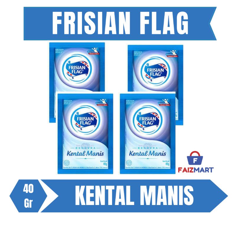 

Susu bendera/Frisian flag 1 renceng (6pcs) 40gr