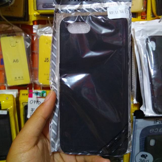 BLACK MATTE CASE REALME C2  A1K MATTE CASE SOFT CASE REALME C2 PROMO