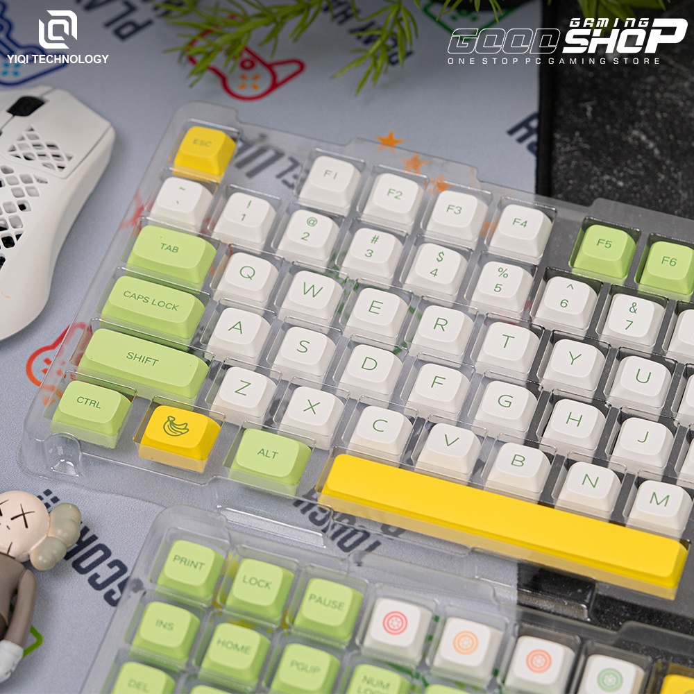 Yiqi Keycaps Fruit Design PBT Dye Sub XDA Profile