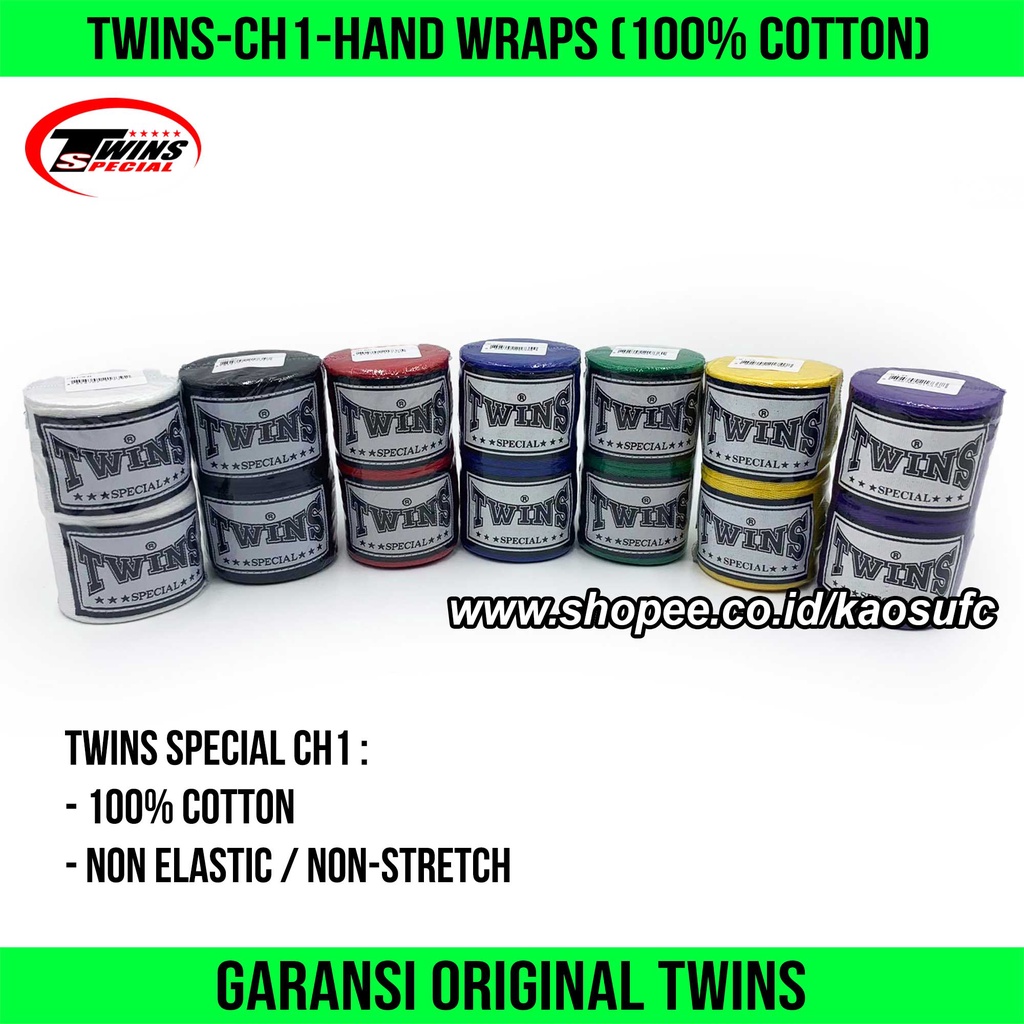 HandWrap Muay Thai Twins, Bandasi Muay Thai Twins Original, Wrap Muaythai