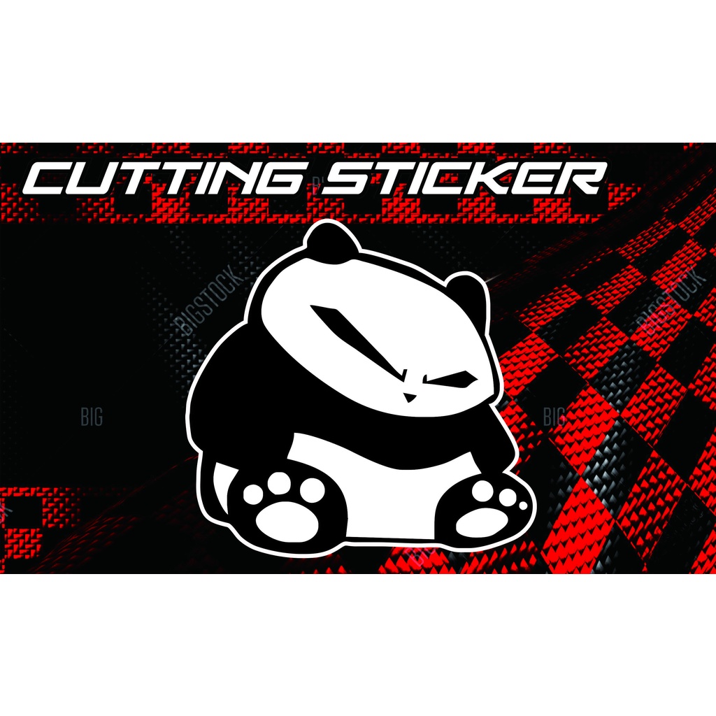 CUTTING STICKER - CUTTING STIKER PANDA