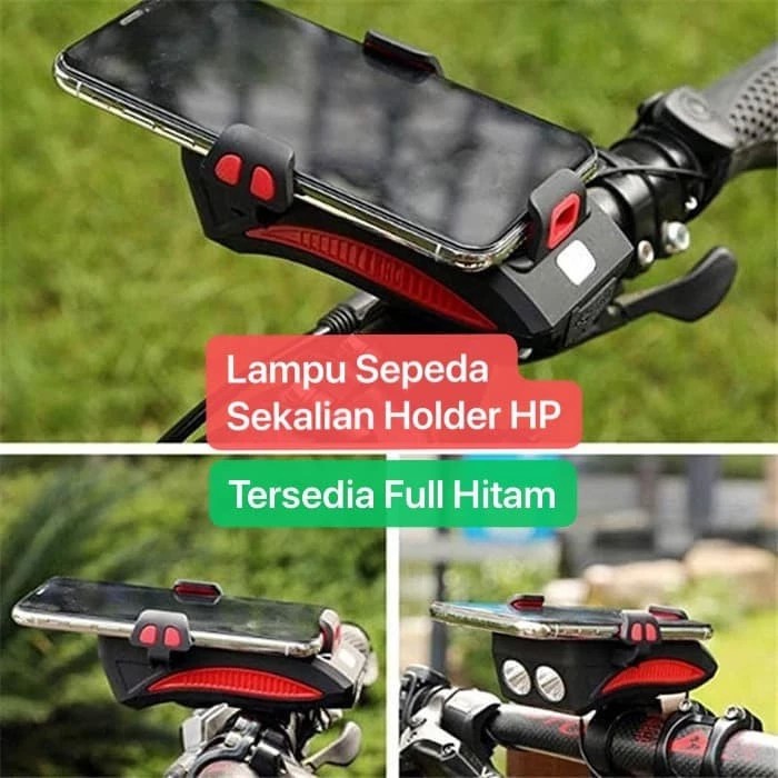 ASP-003 Lampu SENTER Light Lamp FlashLight Bike Bicycle &amp; Klakson Bell