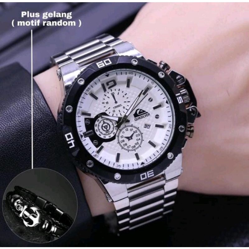 Jam Tangan QuicksiIver Stainliss Steel Jam Tangan Best Seller